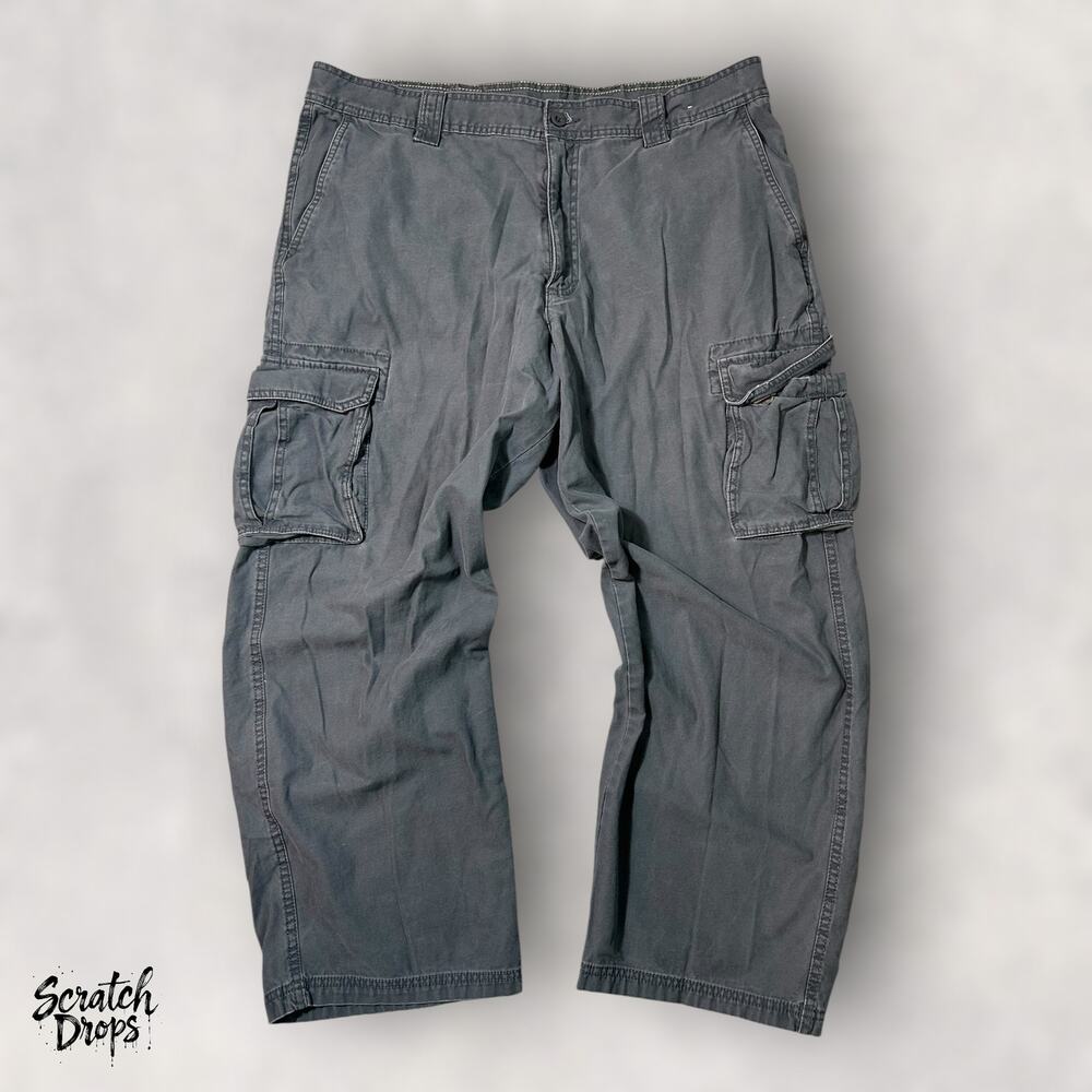 Outdoor Life Men Cargo Pants Size 40x30 100 % Cotton Durable Outdoor Hiking M09